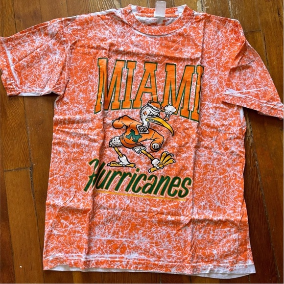 Other - Vintage Miami hurricanes all over print
